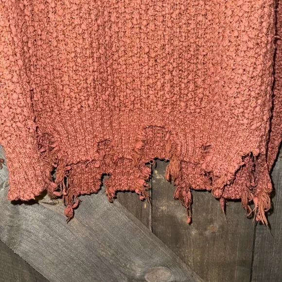 Staccato Distressed Rust Colored Sweater, women’s size large - Picture 2 of 4